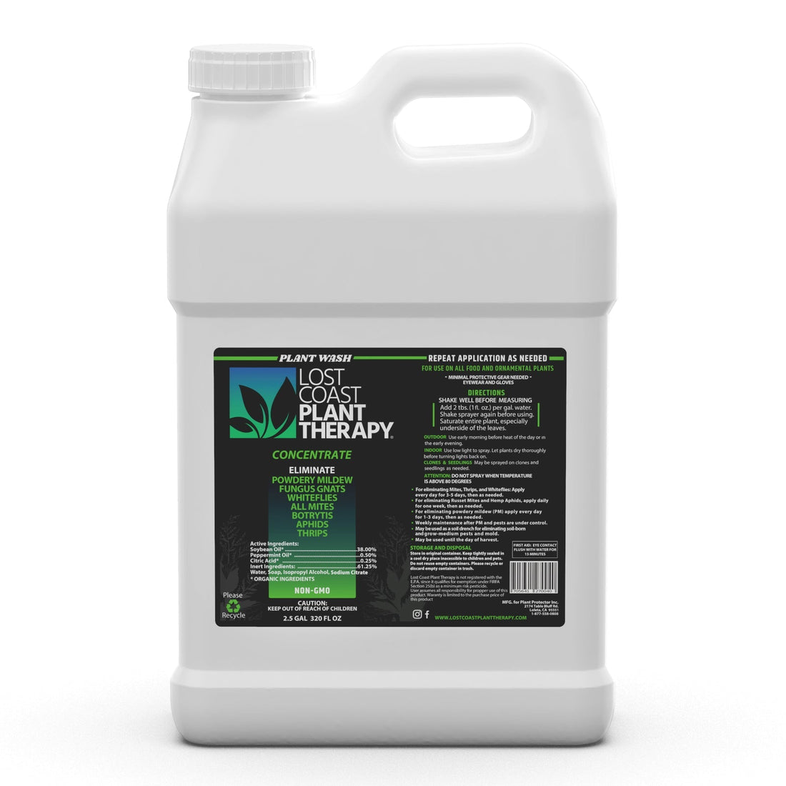 2.5 gallon Lost Coast Plant Therapy Concentrate